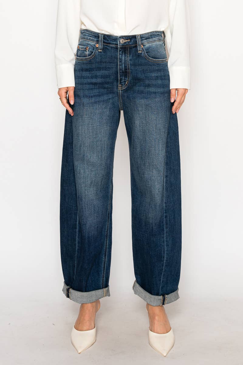 Hazel Tapered Barrel Jean