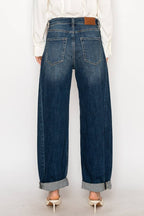 Hazel Tapered Barrel Jean
