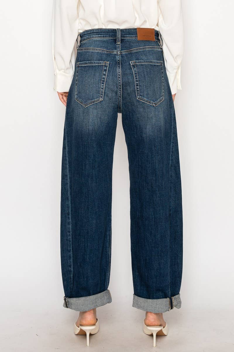 Hazel Tapered Barrel Jean