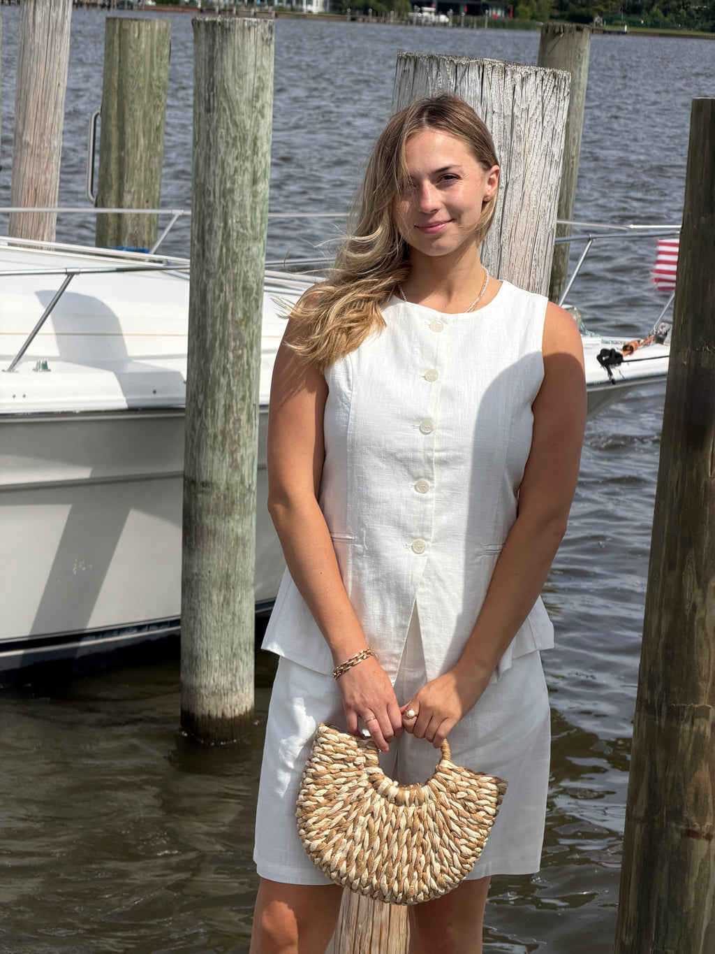 Debbie Linen Vest