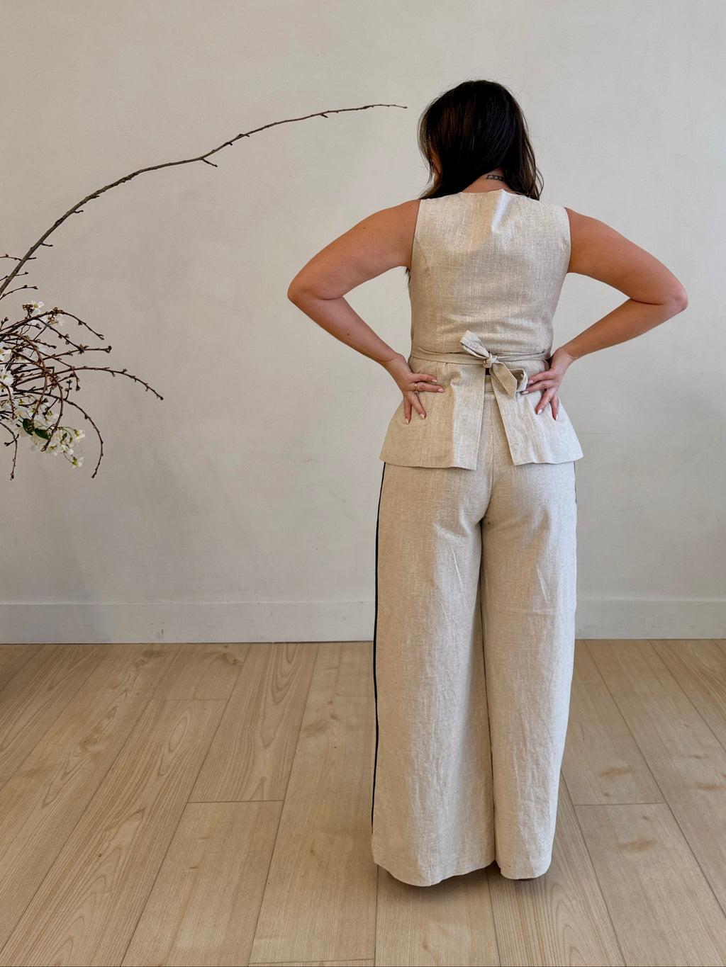 Debbie Linen Vest