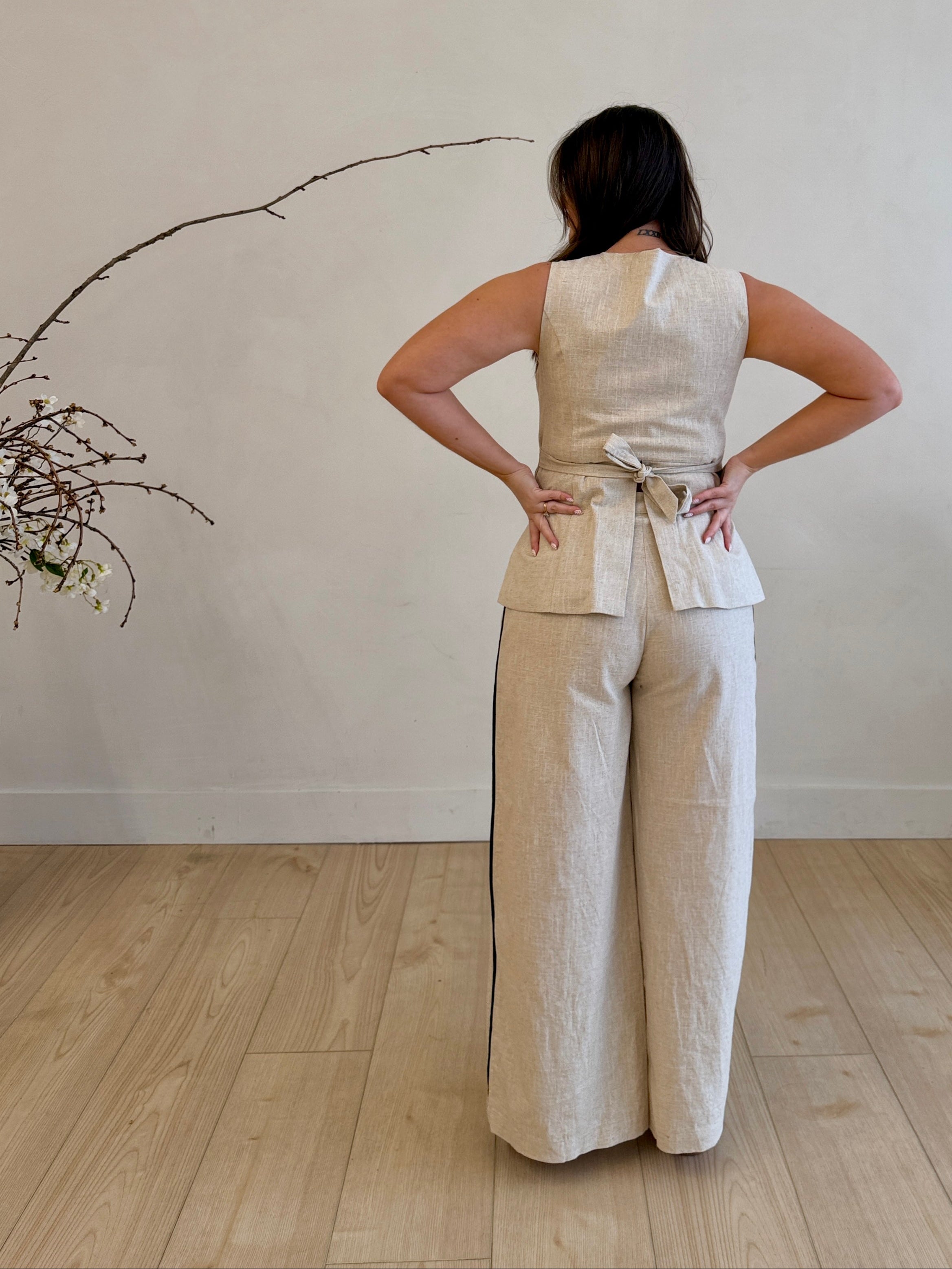 Debbie Linen Vest