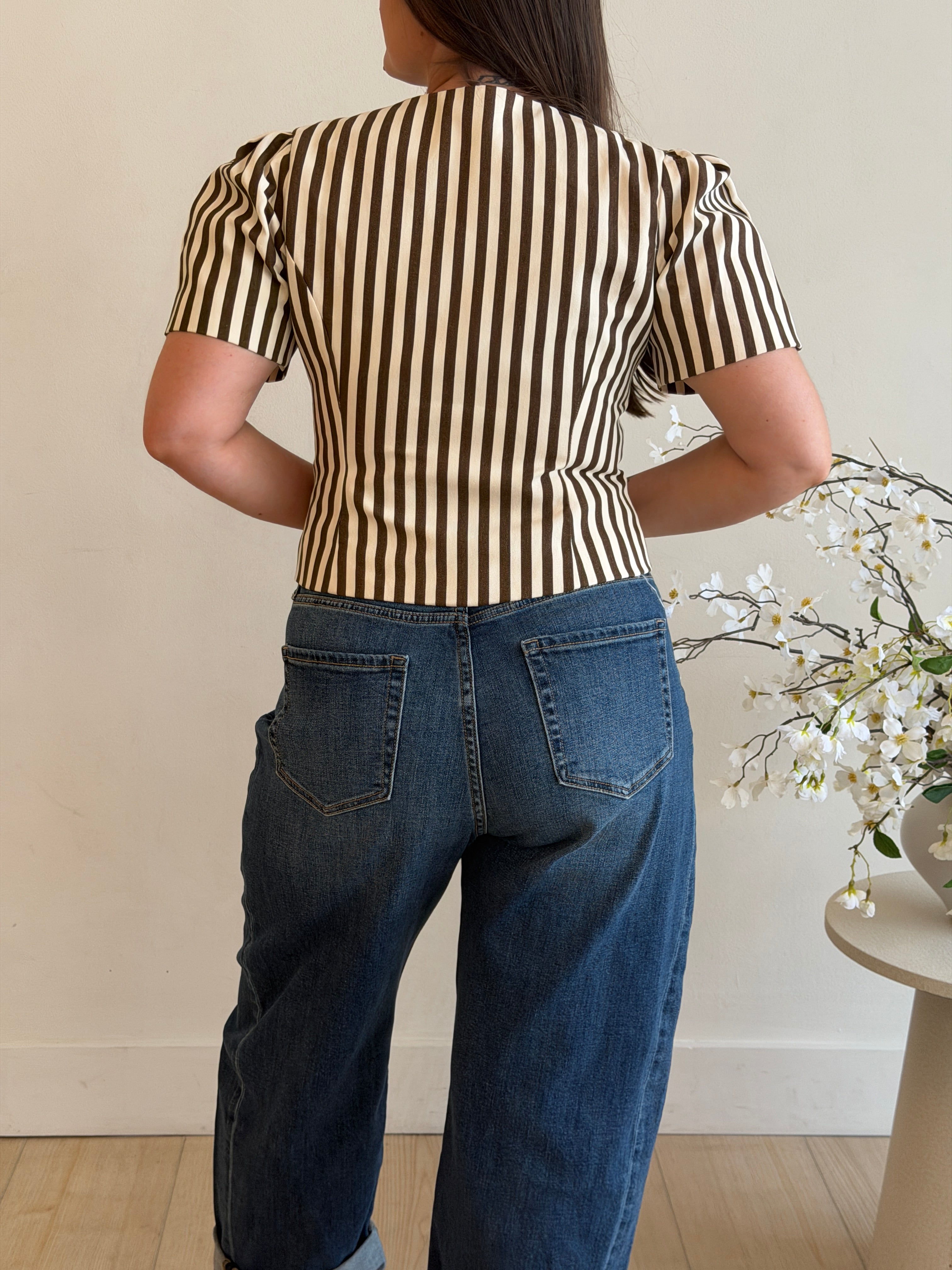Tess Striped Top