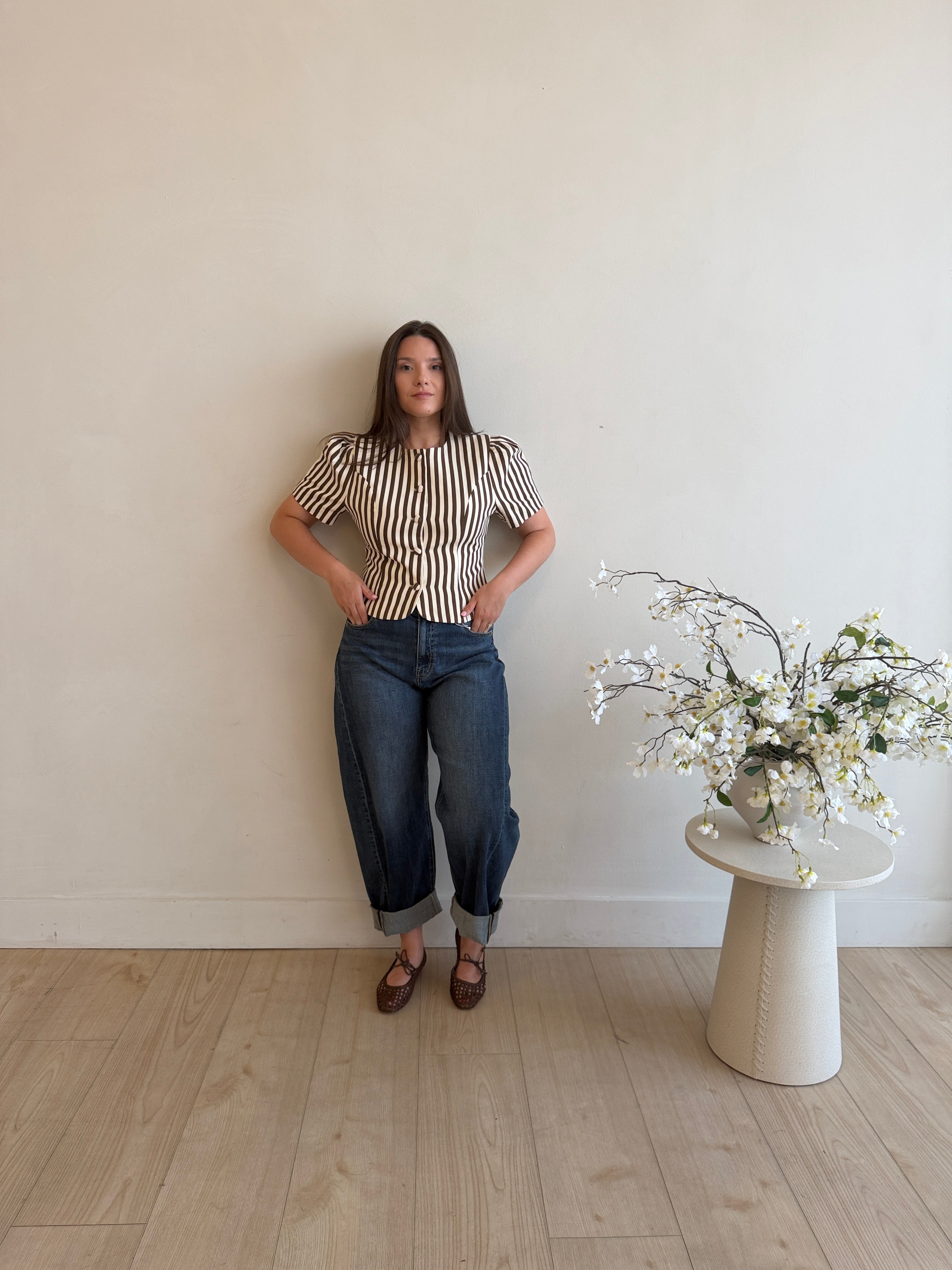 Tess Striped Top