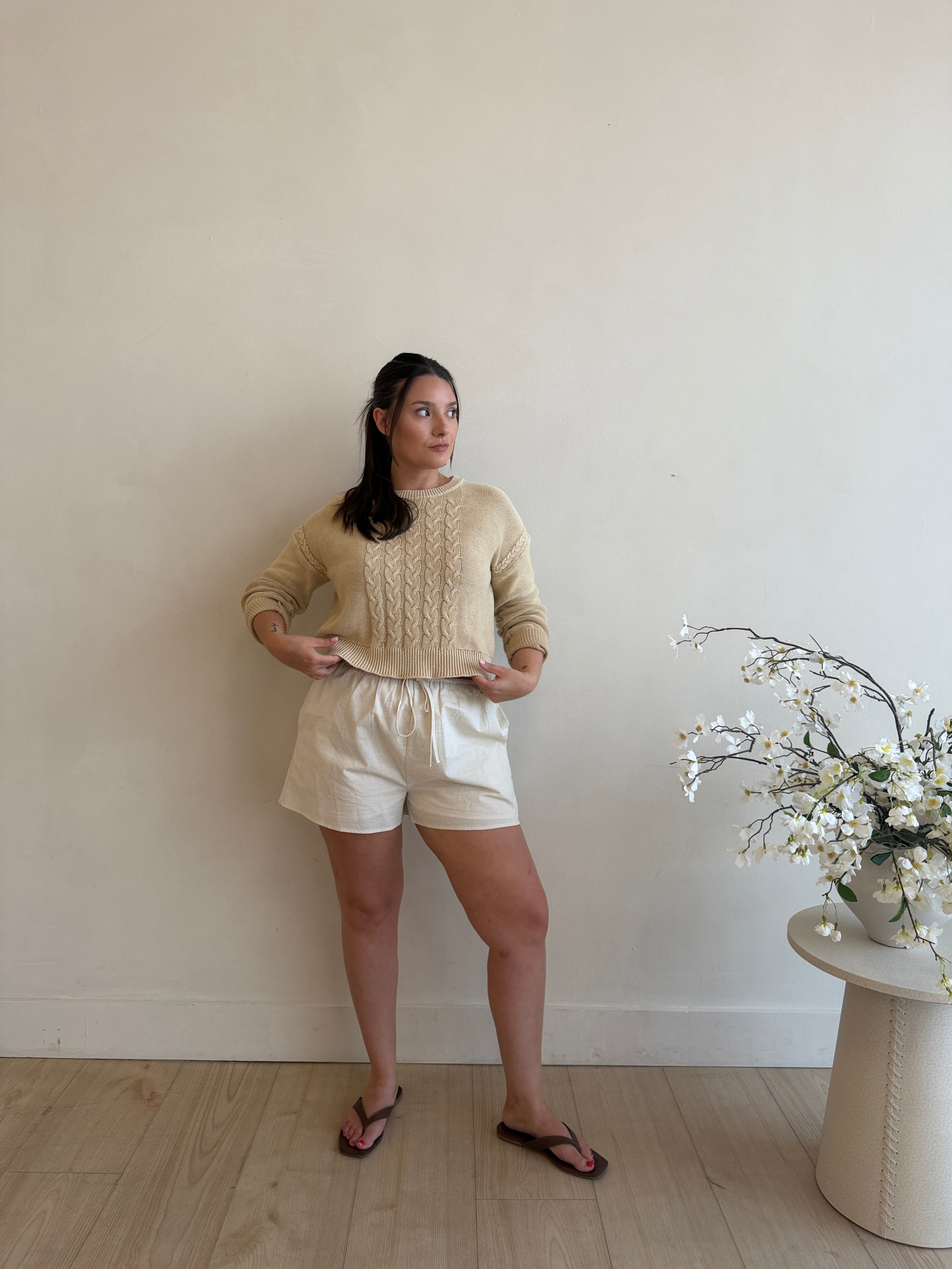 Dawn Cable Knit Sweater
