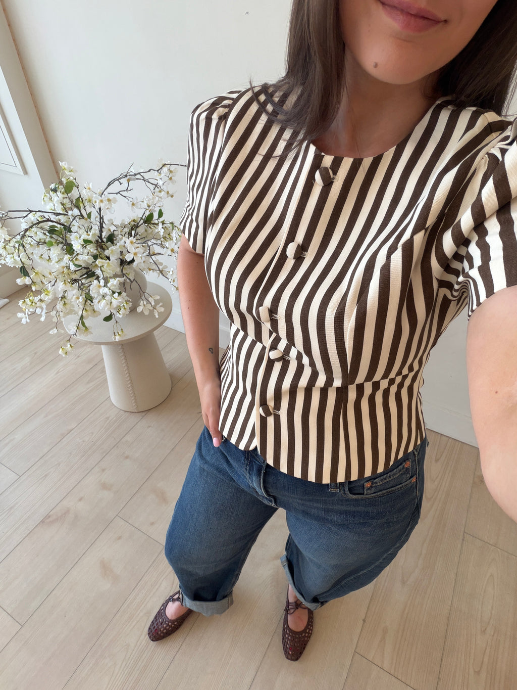 Tess Striped Top